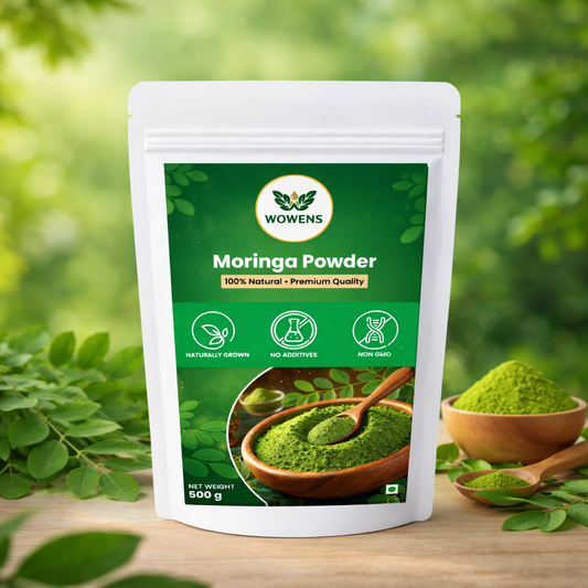 WOWENS Moringa Powder – Natural Superfood for Immunity & Energy
