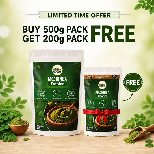 Wowens Organic Moringa Powder - 500g