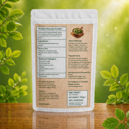 Wowens Organic Moringa Powder -700g