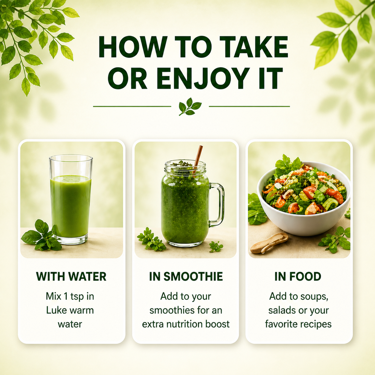 Wowens Organic Moringa Powder - 200g