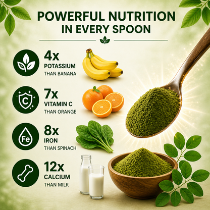 Wowens Organic Moringa Powder - 200g