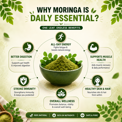 Wowens Organic Moringa Powder - 500g